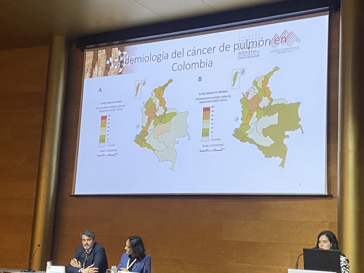 DrZulueta's tweet photo. Dr. Lucía Viola @LuciaViola9 elegantly presents the state of #lungcancerscreening in Colombia, at 1st Iberoamerican Summit on LCS. She says, and I agree, that “Pulmonologists should drive and lead LCS programs”. #SeparRespira #SEPAR #ALATorax https://t.co/h9AX8iLUo1