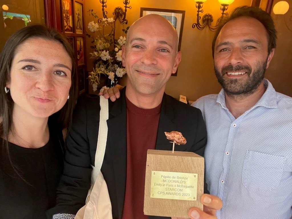 <a href="/Starcom_France/">Starcom France</a> : 1ère agence média primée au CPS (Emily in Paris/<a href="/McDonaldsFrance/">McDonald's France</a>): A jamais les premiers ! Merci au jury du CPS de reconnaître l’excellence stratégique de l’agence (et plus globalement pour faire vivre ce très beau prix).