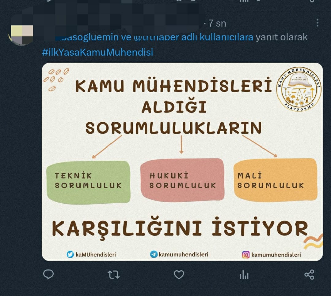 @isikhanvedat @_aliyalcin_ Sn bakanım göreviniz hayırlı olsun. Kamu mühendisleri olarak zor durumdayız. Yıllarca aldığımız eğitim verdiğimiz emeklerin karşılığını alamıyoruz.Mühendisler bu ülkenin mimarı ve geleceğidir. Geleceğimizin kararmasına müsade etmeyin. Sizden olumlu adımlar bekliyoruz.