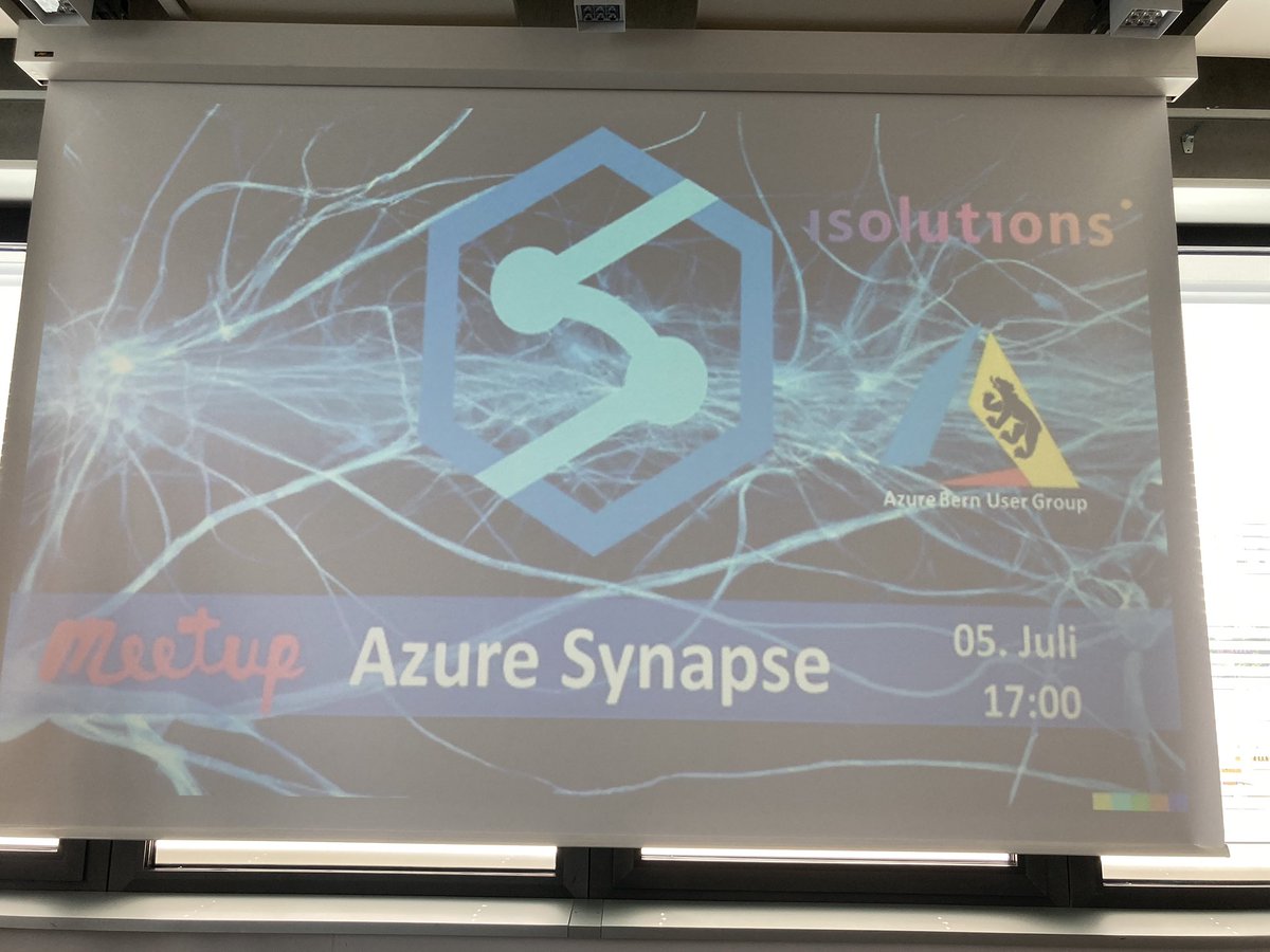 Save the date July 5th for our next #Azure user group meetup in #Bern <a href="/isolutionsag/">isolutions AG</a> all about #AzureSynapse meetup.com/de-DE/azure-cl… with <a href="/JohnerStefan/">Stefan</a> <a href="/paul_affentra/">Paul Affentranger</a>