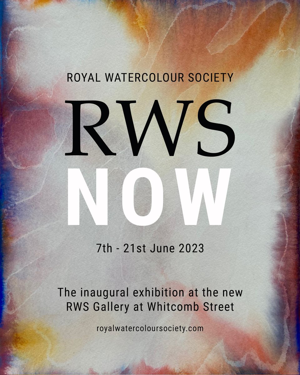 #NewArtShow 07-06-2023 - Barbara Nicholls - Flurry No.1 RWS GALLERY 3-5 Whitcomb Street, London WC2H 7HA RWS NOW: Royal Watercolour Society Members' Works. Jun 7-21. A new chapter for the artist-led R W S as they return to a gallery they once occupied 200 years ago. Tue-Sat 11-5