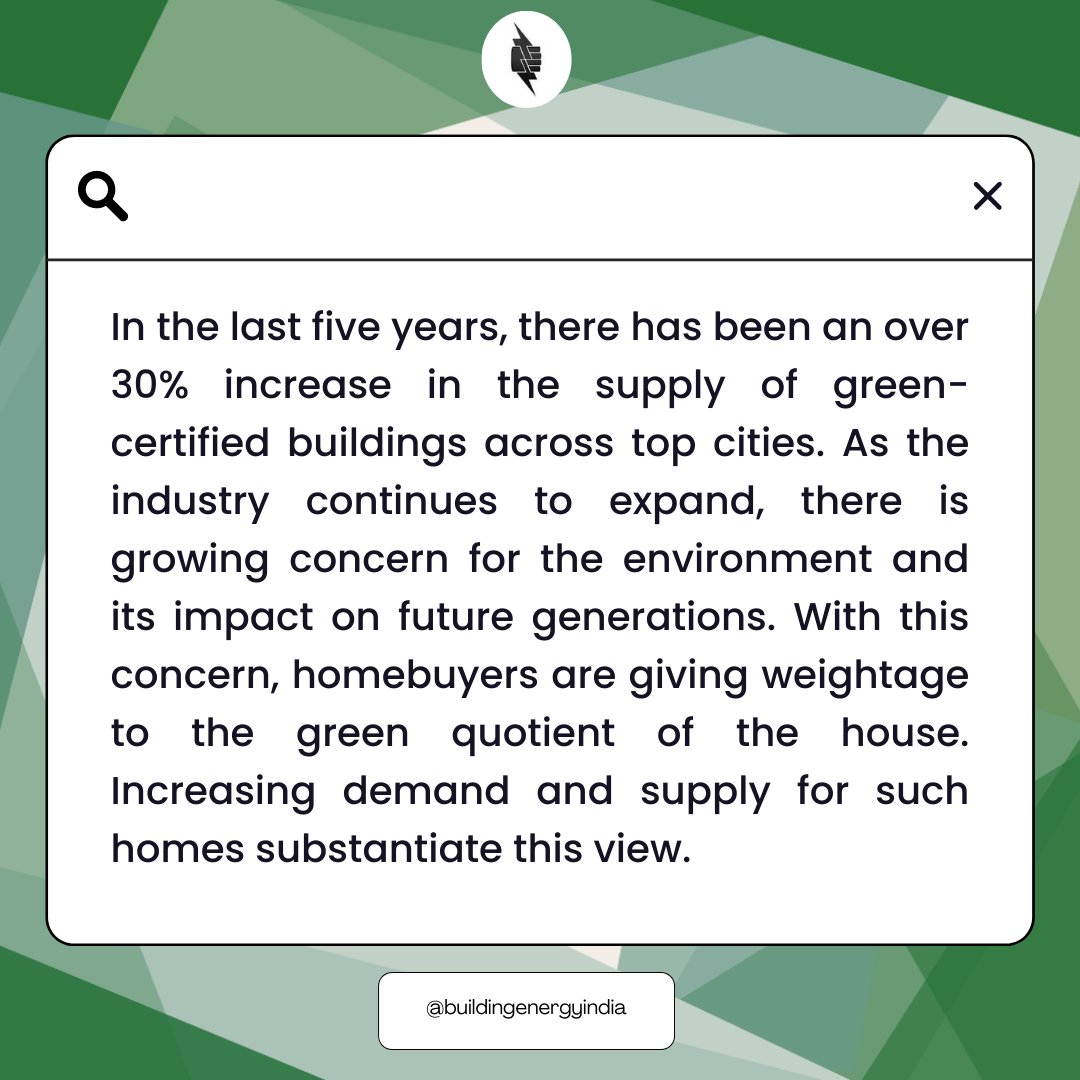 buildingenergyi's tweet photo. 🌿GOOD NEWS: Demand for Greener Houses Skyrockets as Homeowners Seek Sustainable Sanctuaries! 🌍💚

What are your views on this exciting development in this journey towards sustainability?

#GreenHomes #SustainableLiving #BuildingEnergyIndia #ClimateActionNow #WorldOceanDay https://t.co/tyYqodaCPo