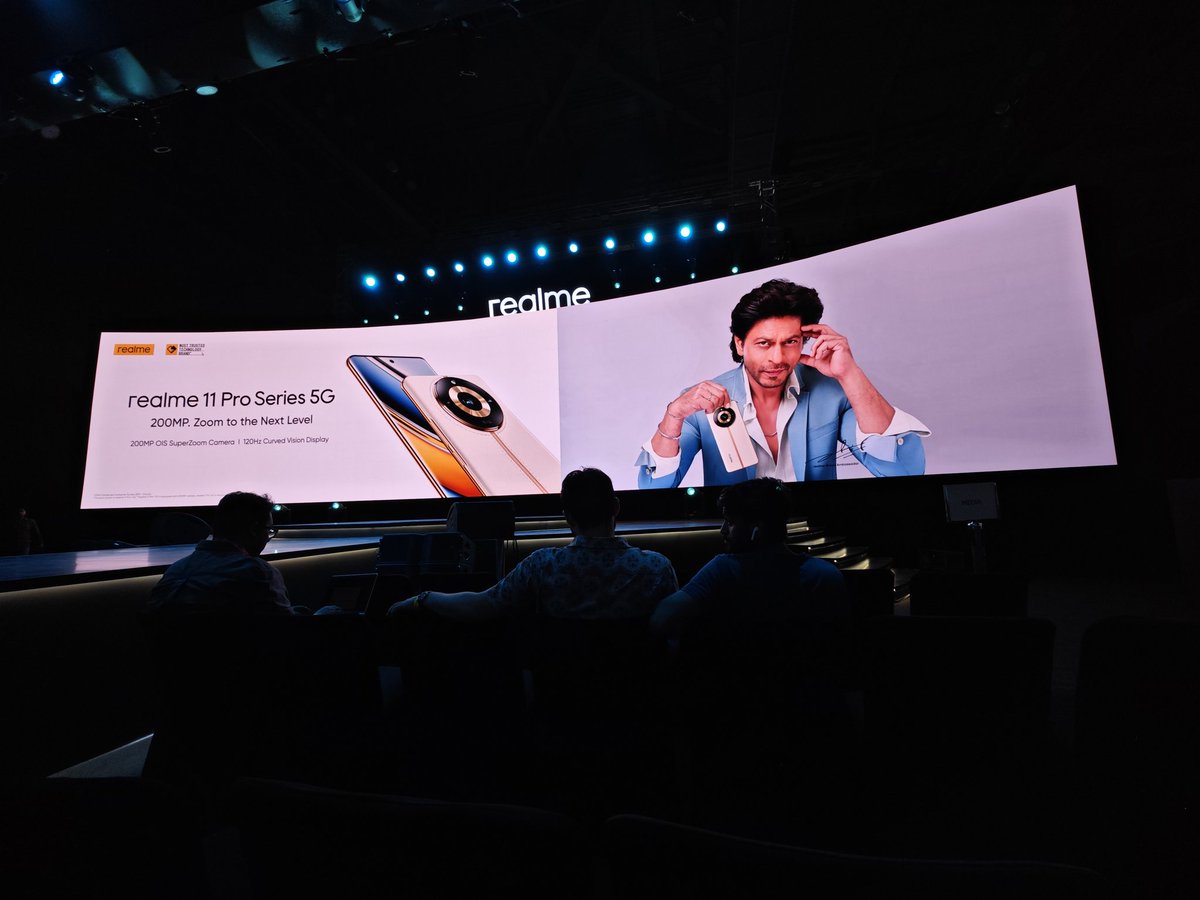At #realme11ProSeries5G event
#realme11ProSeriesLaunchtoday