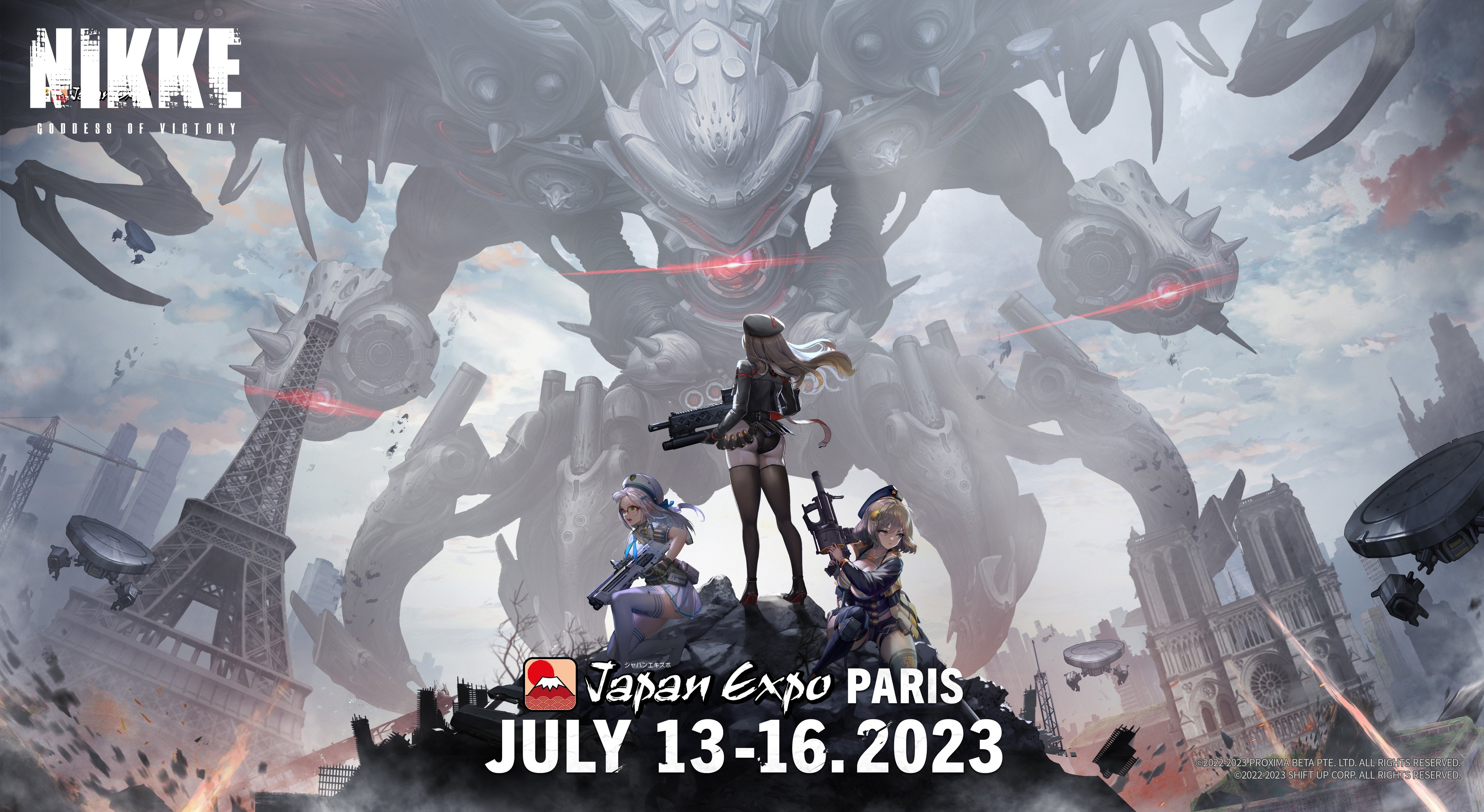 GODDESS OF VICTORY: NIKKE on Twitter: up on NIKKE: 🇫🇷 Is that a Blacksmith on the streets of Paris? Commanders, join forces with NIKKE at the Japan Expo in Paris to