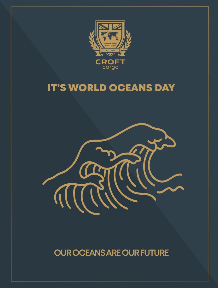 It's World Oceans Day - Our oceans are our future
croftcargo.com
#oceanfreight #airfreight #roadfreight #CroftCargo #Worldoceansday