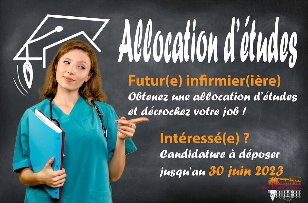 NHNavarre's tweet image. 𝐍𝐨𝐮𝐬 𝐩𝐫𝐨𝐩𝐨𝐬𝐨𝐧𝐬 𝐚𝐮𝐱 𝐞́𝐭𝐮𝐝𝐢𝐚𝐧𝐭𝐬 𝐢𝐧𝐟𝐢𝐫𝐦𝐢𝐞𝐫𝐬 𝐮𝐧 𝐜𝐨𝐧𝐭𝐫𝐚𝐭 𝐝’𝐚𝐥𝐥𝐨𝐜𝐚𝐭𝐢𝐨𝐧 𝐝’𝐞́𝐭𝐮𝐝𝐞𝐬
Plus d&apos;info❓ ▶ ow.ly/hMVC50OI7u7
@InfoSanteNdie @BDEIFSI @cpam_27 @EureenNormandie @Seb_Delescluse
#études #infirmiers #aidefinancière&quot;