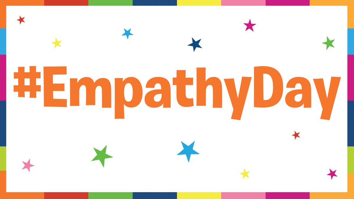 EmpathyLabUK's tweet photo. Let's stop the hatred and division and fill the airwaves with talk of  our human superpower #EMPATHY and how books build it. Use this hashtag for  #EmpathyDay and share how you are using your superpower today. https://t.co/cpCkFSUdym