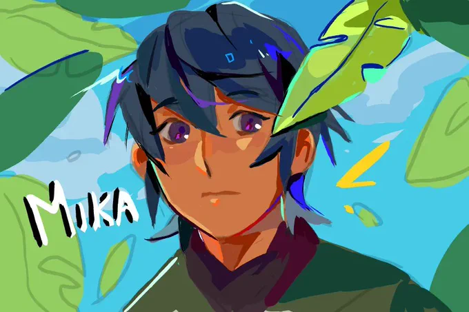 These are kinda old but heres some OC doodles I drew on HelloPaint
