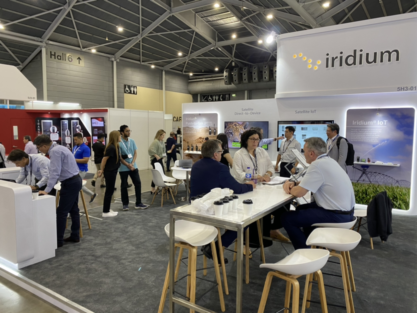 IridiumComm's tweet image. The Iridium booth @Communicasia is hoppin’ 🦘.  Swing by 5H3-01 and learn more about truly global #PTT, #D2D, #satelliteIoT and the 🔥#IridiumGOexec