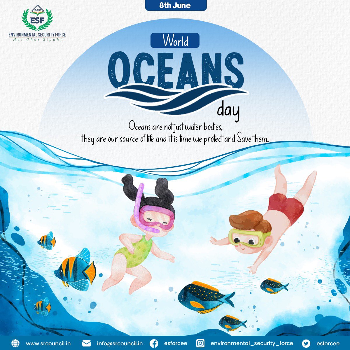 Even while oceans cover a large portion of our world and support a wide variety of life forms, there have been growing worries over the years about pollution endangering marine life and contributing to climate change. Let’s pledge to protect our oceans from pollution.