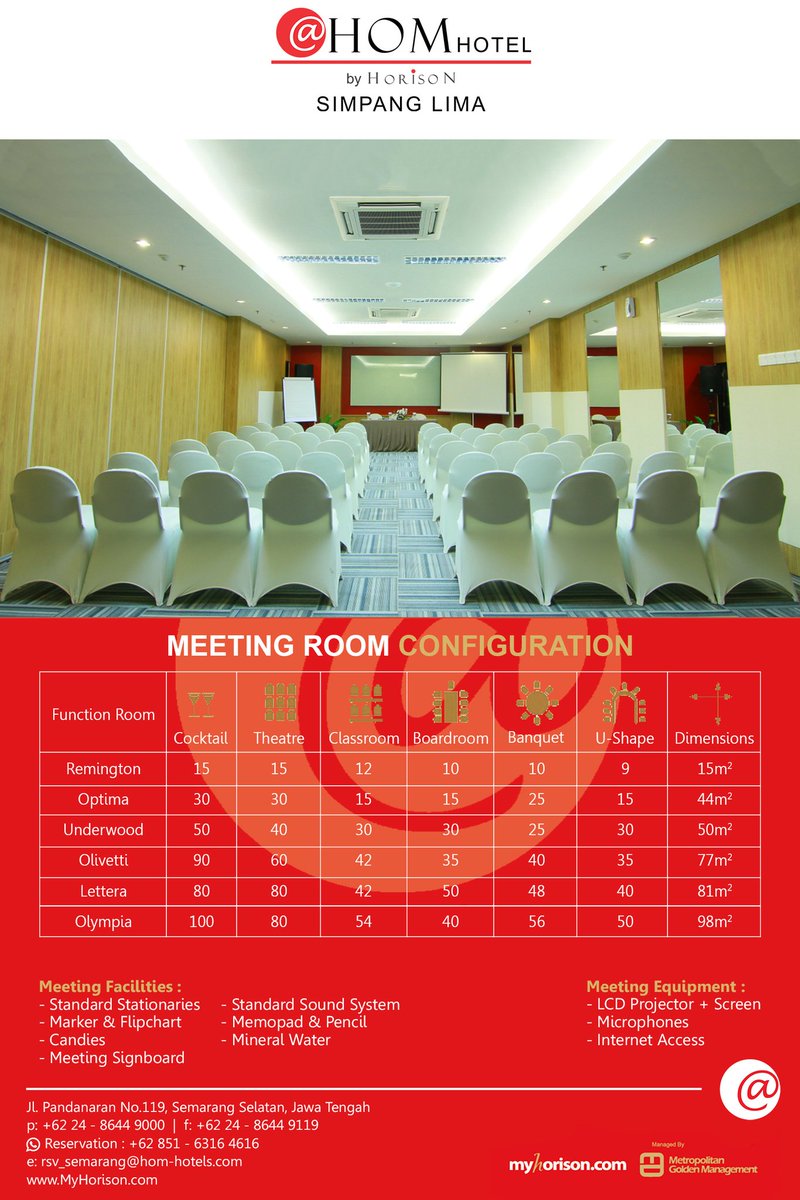 homsimpanglima's tweet photo. Sempurnakan pertemuan bisnis anda dengan ruang meeting yang nyaman. https://t.co/dqzB6JafaD