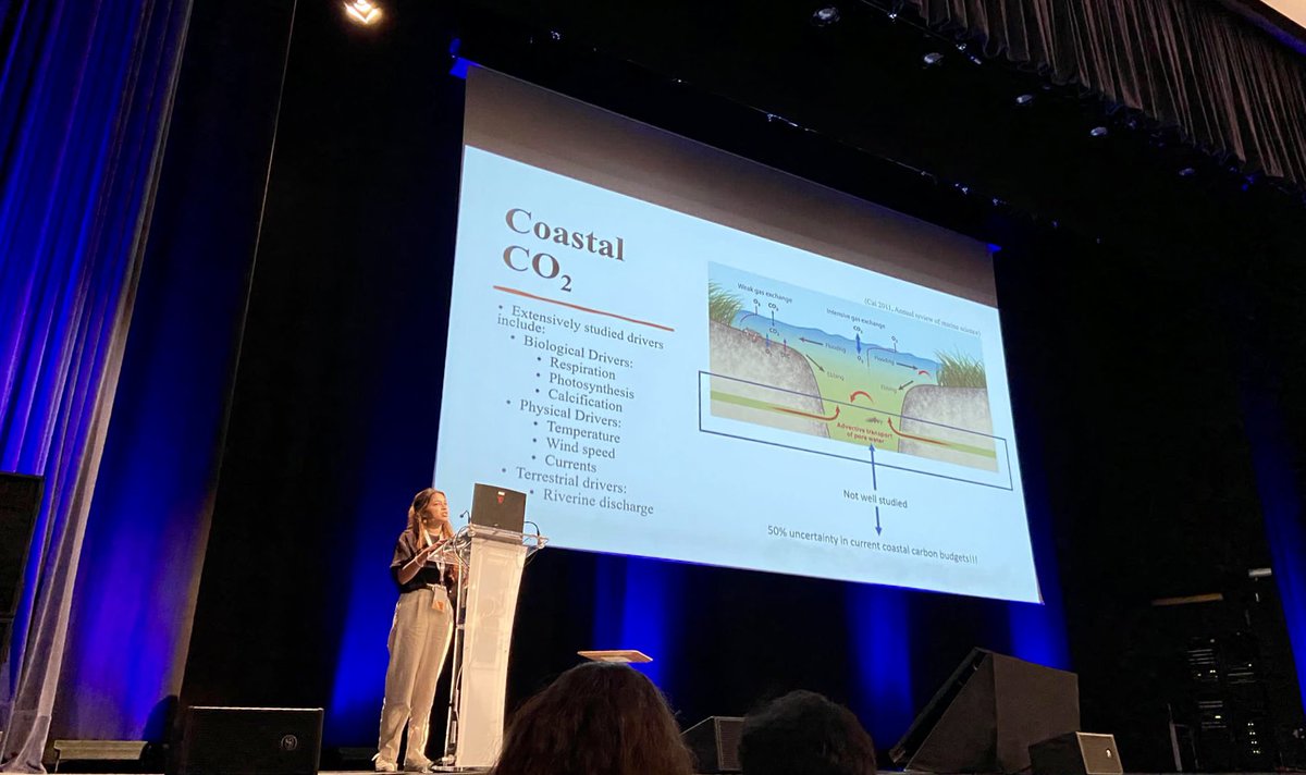 Still can’t shake the excitement of sharing importance of SGD in CO2 enrichment of globally distributed coastal ecosystems at @aslo_org 2023. Thank you @Barefoot_Lab for this opportunity!