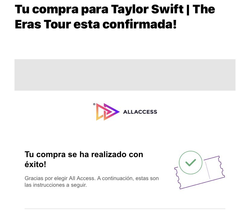 LOGRÉ ENTRADA VOY A IR A VER A TAYLOR!😭✨