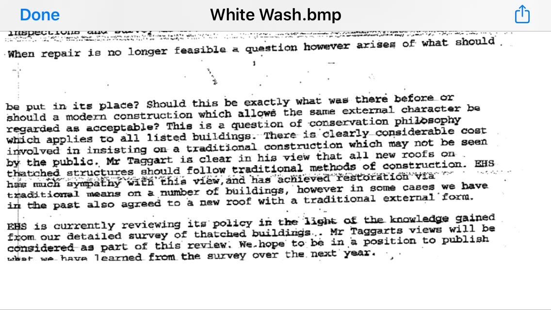thatchertaggart's tweet image. @CommunitiesNI #HEDNI / #EHSNI sent this reply in 2005 regarding the loss of #Scraw underlay found below traditional Irish #Thatched roofs. Over 8% loss of this unique Irish #thatching technique &amp;amp; their clear decision not to replace like for like but they're not incompetent #121