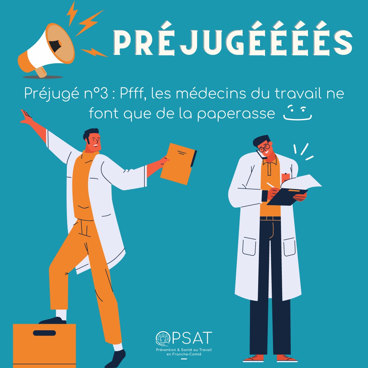 En bref, les médecins du travail sont des héros de la santé au travail, et non des bureaucrates ennuyeux ! 💼🤓

#OPSAT #SPSTI #Prévention #SantéauTravail #MédecinduTravail #PlusQueDeLaPaperasse