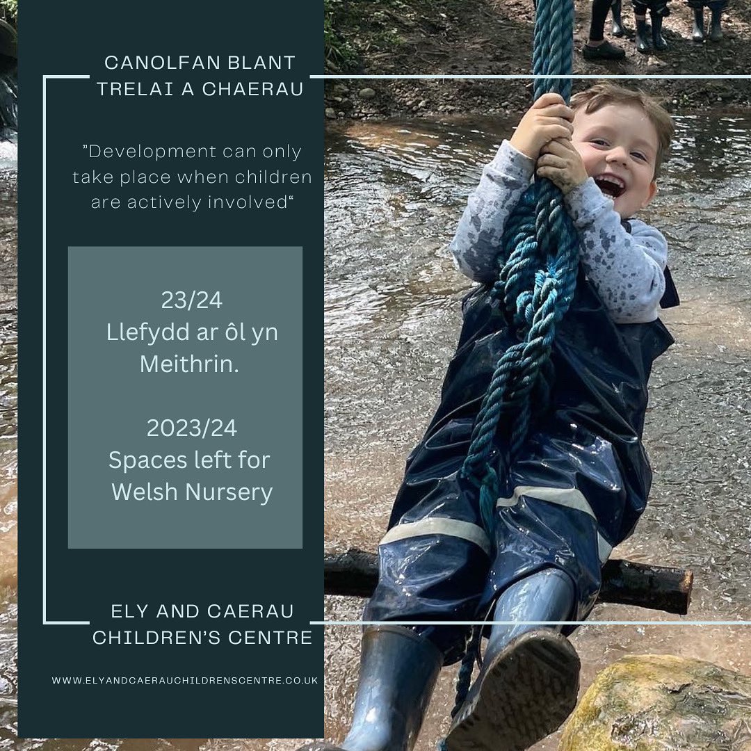 the_ECCC's tweet photo. Ychydig o lefydd ar ôl yn y Meithrin Medi '23. Cysylltwch a ni am rhagor o wybodaeth. 

Spaces left in the Meithrin September '23. Contact us for more information. 

#earlyyearseducation #meithrin #nursery #addysggymraeg #welsheducation https://t.co/a0WYRUzUV9
