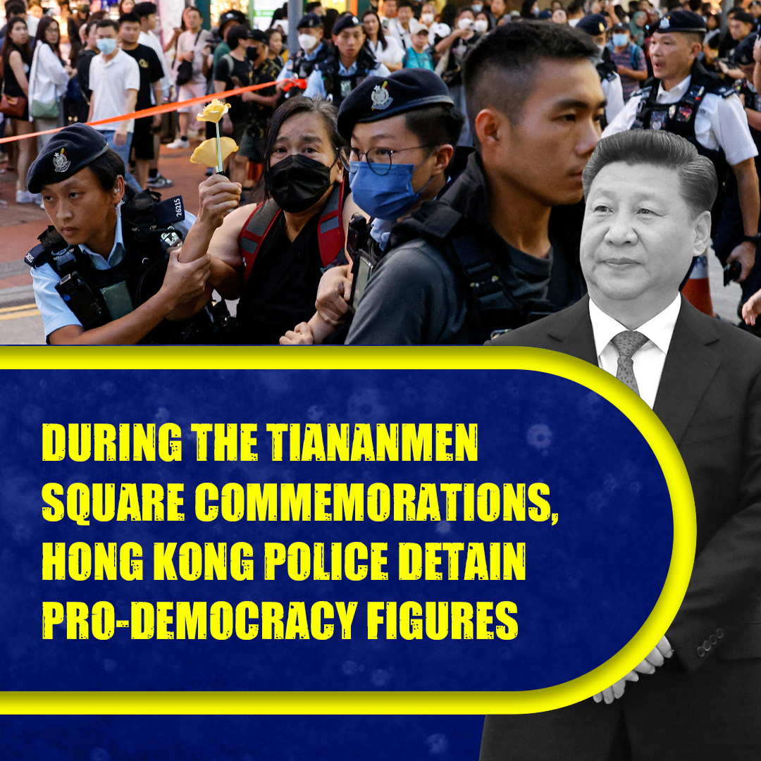 @MPWangTingyu  
@mna_roc 
During the Tiananmen Square commemorations, Hong Kong police detain pro-democracy figures. Their voices will not be silenced by repression. #GlobalThreatCCP