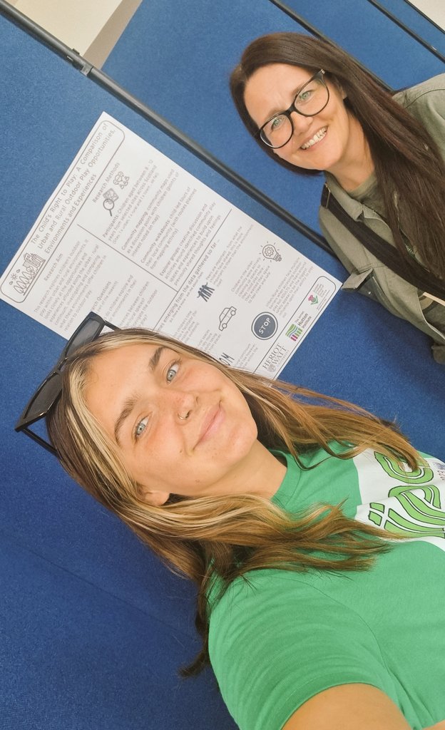 StaceyMarko's tweet photo. Poster sharing yesterday - even better to have my daughter @CharleyMillar5 there to share the moment with me ❤️

Amazing discussions shared with people all over the world too - that's what makes the @IPA_World Conferences so unique - an international PLAY family 
#IPAGlasgow2023 https://t.co/iuEef6scf1