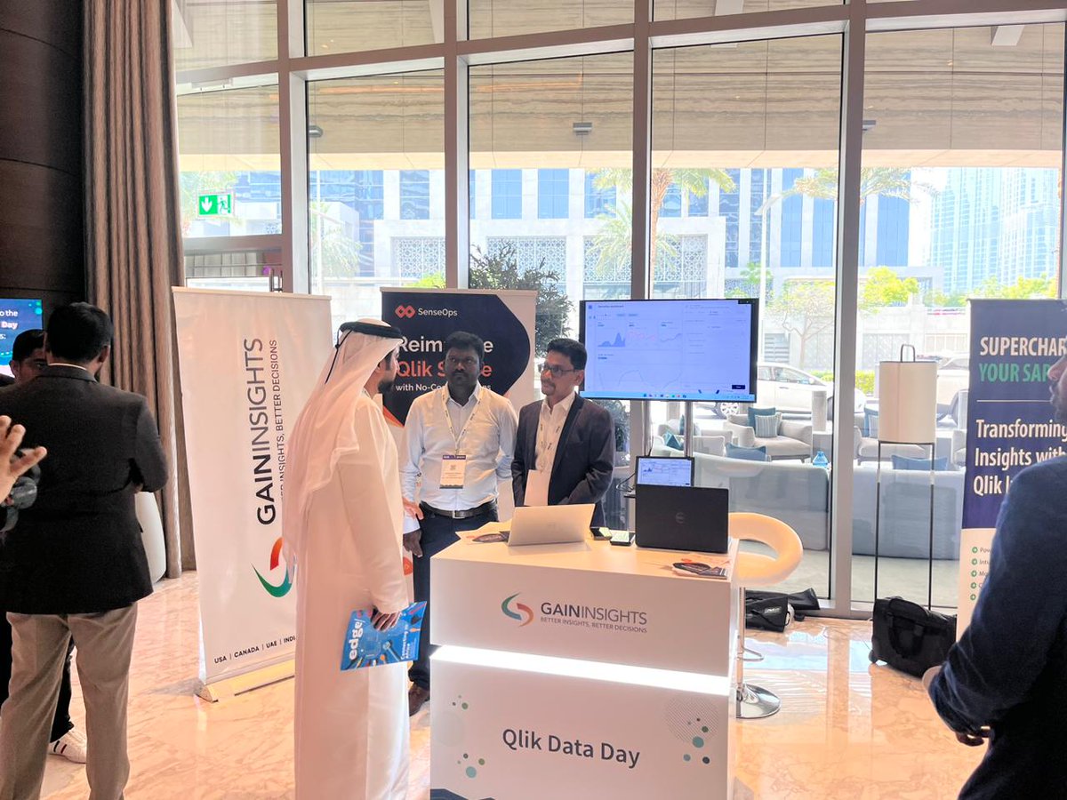 It's a great day to discover Next-generation Data Analytics Solutions! Drive better business outcomes with comprehensive data analytics solutions presented at <a href="/qlik/">Qlik</a>  Data Day.

Thank you <a href="/qlik/">Qlik</a> team for allowing us to organize an incredible event experience!

#NextGenAnalytics