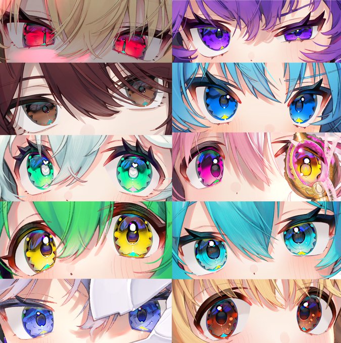 「diamond-shaped pupils」 illustration images(Latest｜RT&Fav:50)