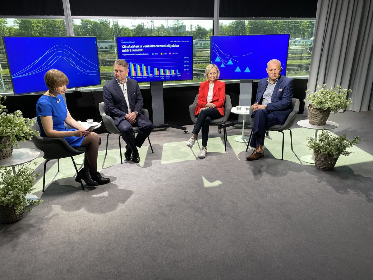 Markkinaraadissa puhutaan perjantaina matkailun näkymistä. Mukana keskustelussa Visit Finlandista Kristiina Hietasaari, Finnairista Topi Manner ja Tallink Siljasta Margut Schults. Juontajana Minna Karkkola. #Markkinaraati