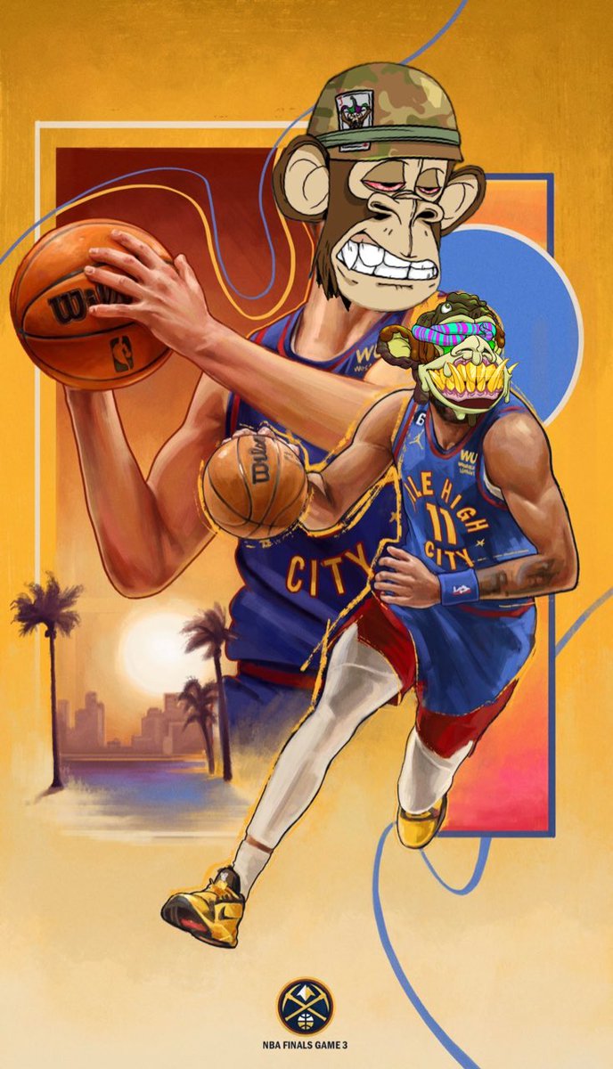 denverapes's tweet photo. @fasteddiegloor X @Rxdha1 
LFG #Denver #Nuggets https://t.co/tQgjTGTo1D