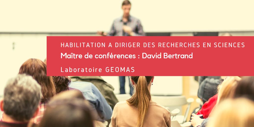 insadelyon's tweet photo. 📣 #INSALyonthese Aujourd'hui à @insadelyon Soutenance de l'Habilitation à Diriger des Recherches en sciences de David Bertrand Laboratoire #GEOMAS +d'infos 👉 https://t.co/jDl0W4R4Vv #HDR https://t.co/OAhIBovmL4