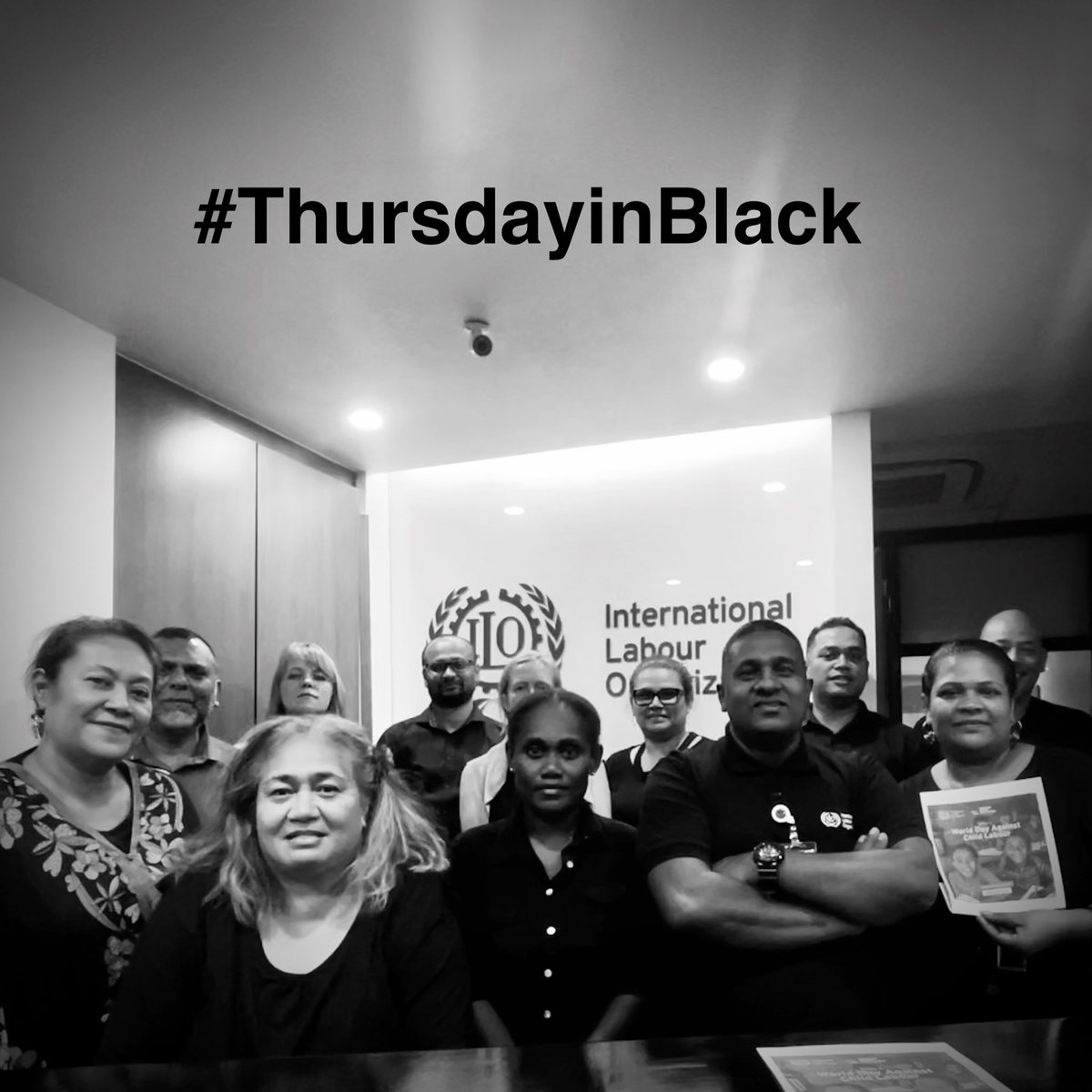 Team ILOPasifika is spotlighting #C190. Violence & harassment violate rights, harm well-being, & hinder progress, especially for women. Safe workplaces empower workers, boost productivity, & secure businesses. Let's prioritize worker well-being. #RatifyC190 #ThursdayInBlack 🖤