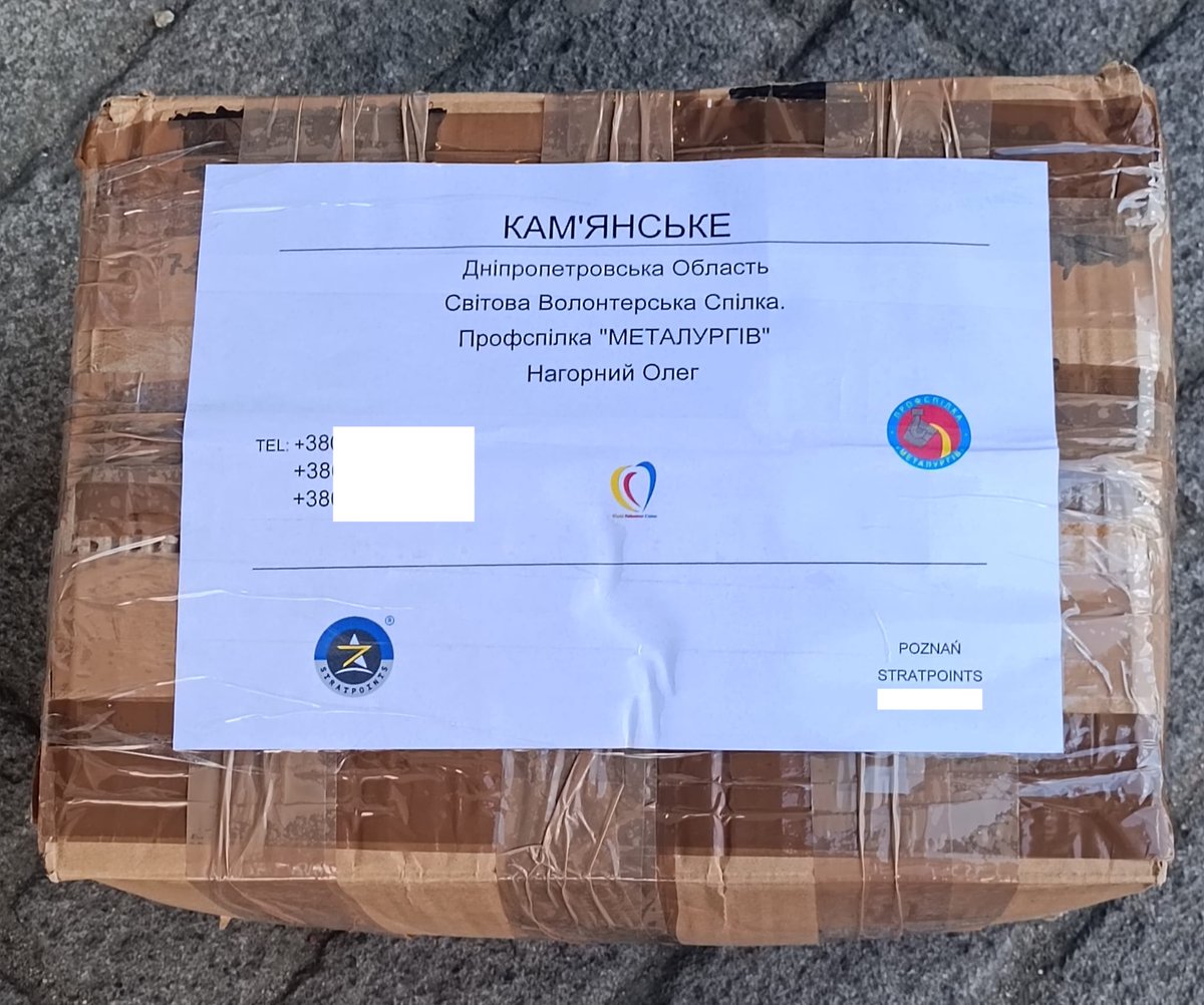 STRATPOINTS_EU's tweet photo. Dzięki hojności jednego z sympatyków fundacji, z południa Polski, kolejny pakiet pomocy jest już w drodze do Ukrainy. Dziękujemy w imieniu swoim i beneficjentów. Zapraszamy wszystkich do współpracy, bo potrzeby w #Ukrainie są nieustanne.
@MirekRozanski @Pomoc #Stratpoints https://t.co/X0nDpFKCBq