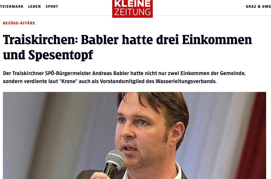 Endlich als SPÖ-Chef von EINEM Gehalt leben können, anstatt als Bürgermeister "prekär" auf MEHRERE öffentliche Bezüge angewiesen sein.

#Babler ✊