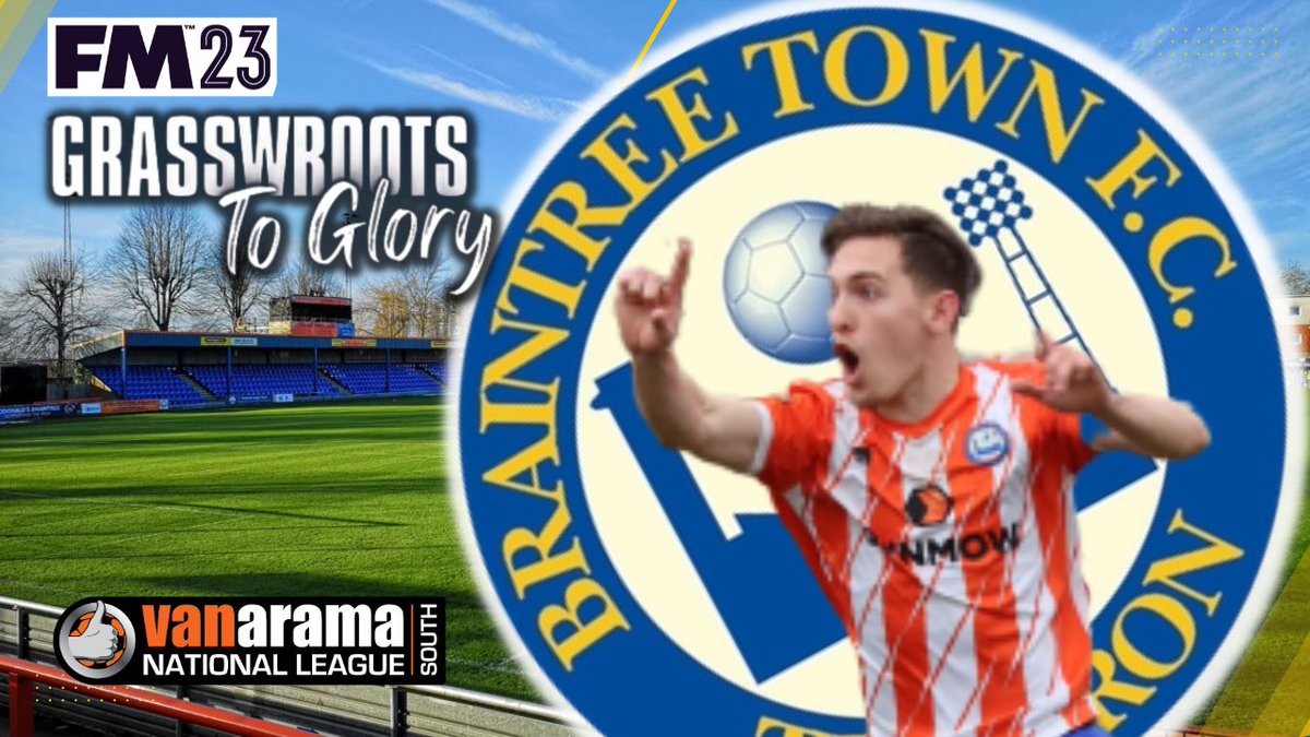⚠️⚠️ 7:30 today⚠️⚠️

#FM23 GrassWroots To Glory : Braintree Town FC : Episode 5 is out.

With 3 teams up for the league, see who takes the title.

#FootballManager 
#Nonleague
#Iron