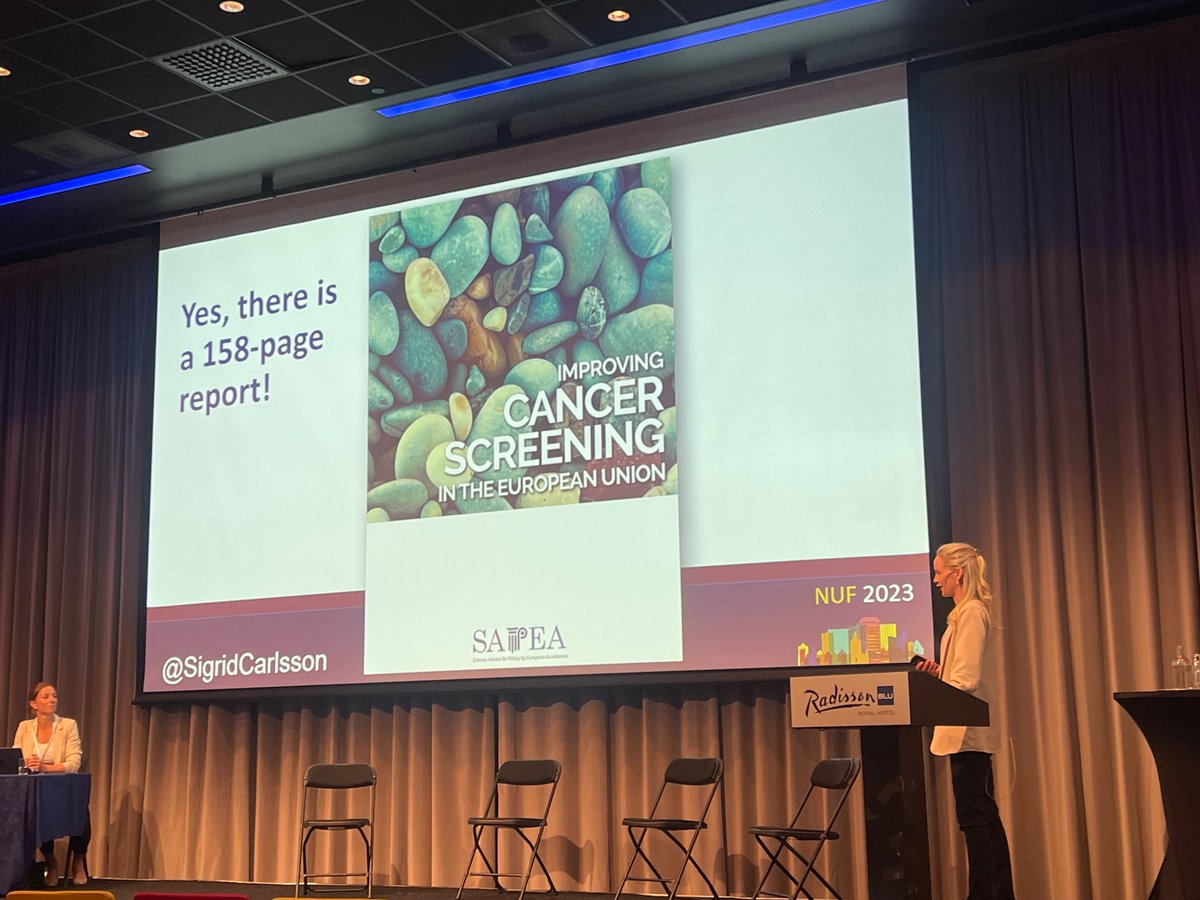 .<a href="/nuf2023/">NUF2023</a> Kicking off the day with prostrate cancer screening by @sigridcarlsson at #NUF2023