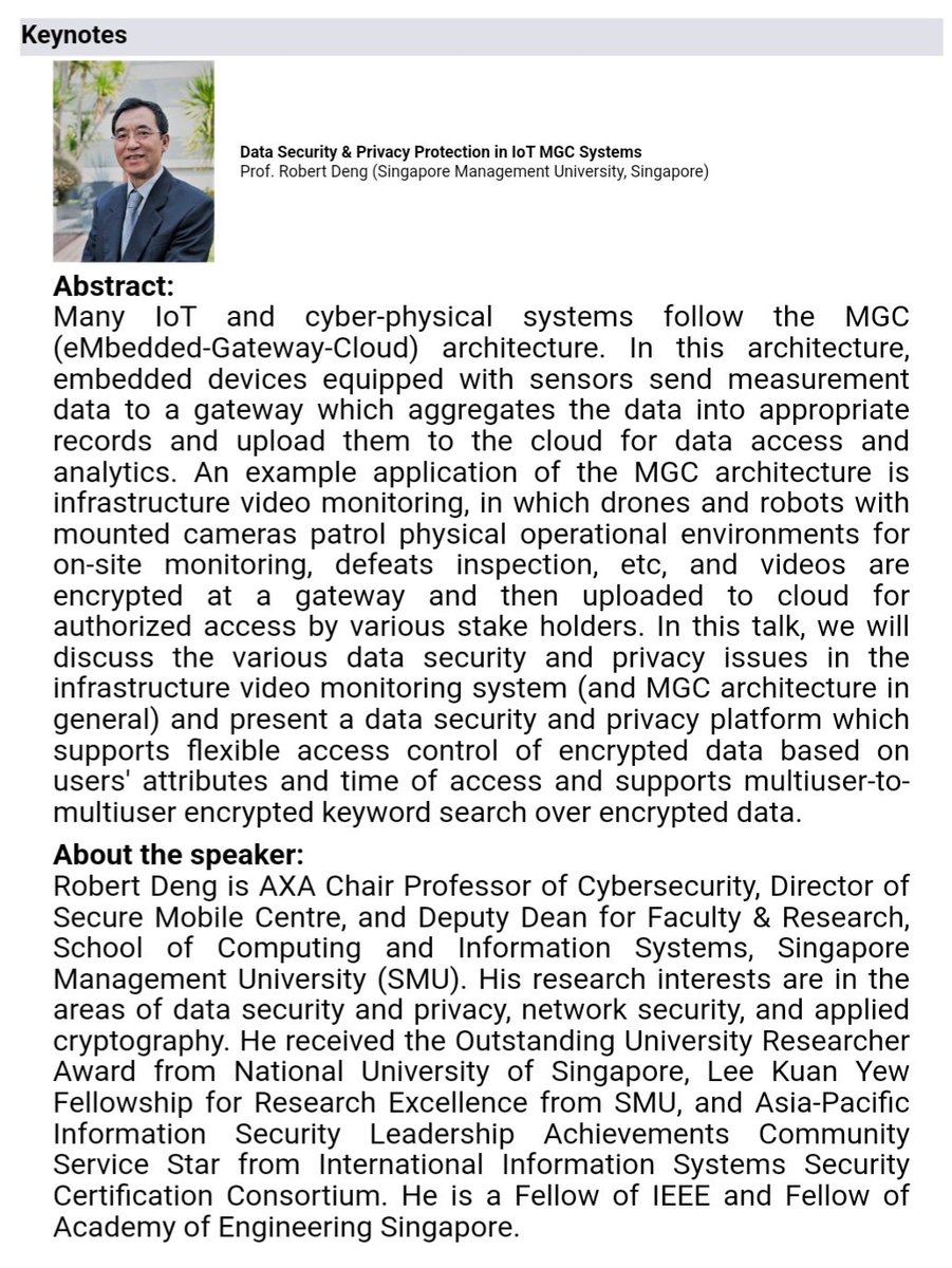 jianying_zhou's tweet image. ACM AsiaCCS&apos;23 is one month away. The flagship workshop CPSS program is available now.
nics.uma.es/CPSS2023/
#cybersecurity, #asiaccs, #cpss, #melbourne