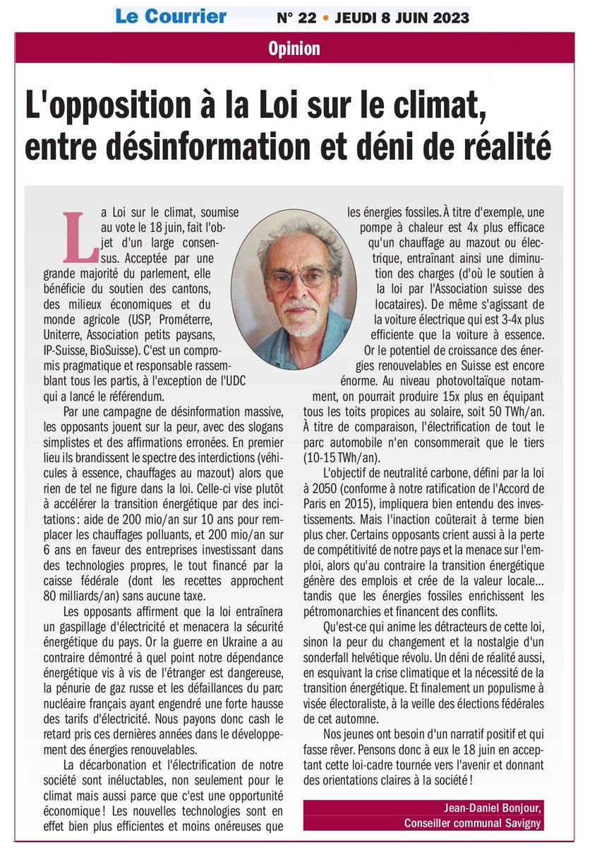 Jean-Daniel Bonjour tweet media