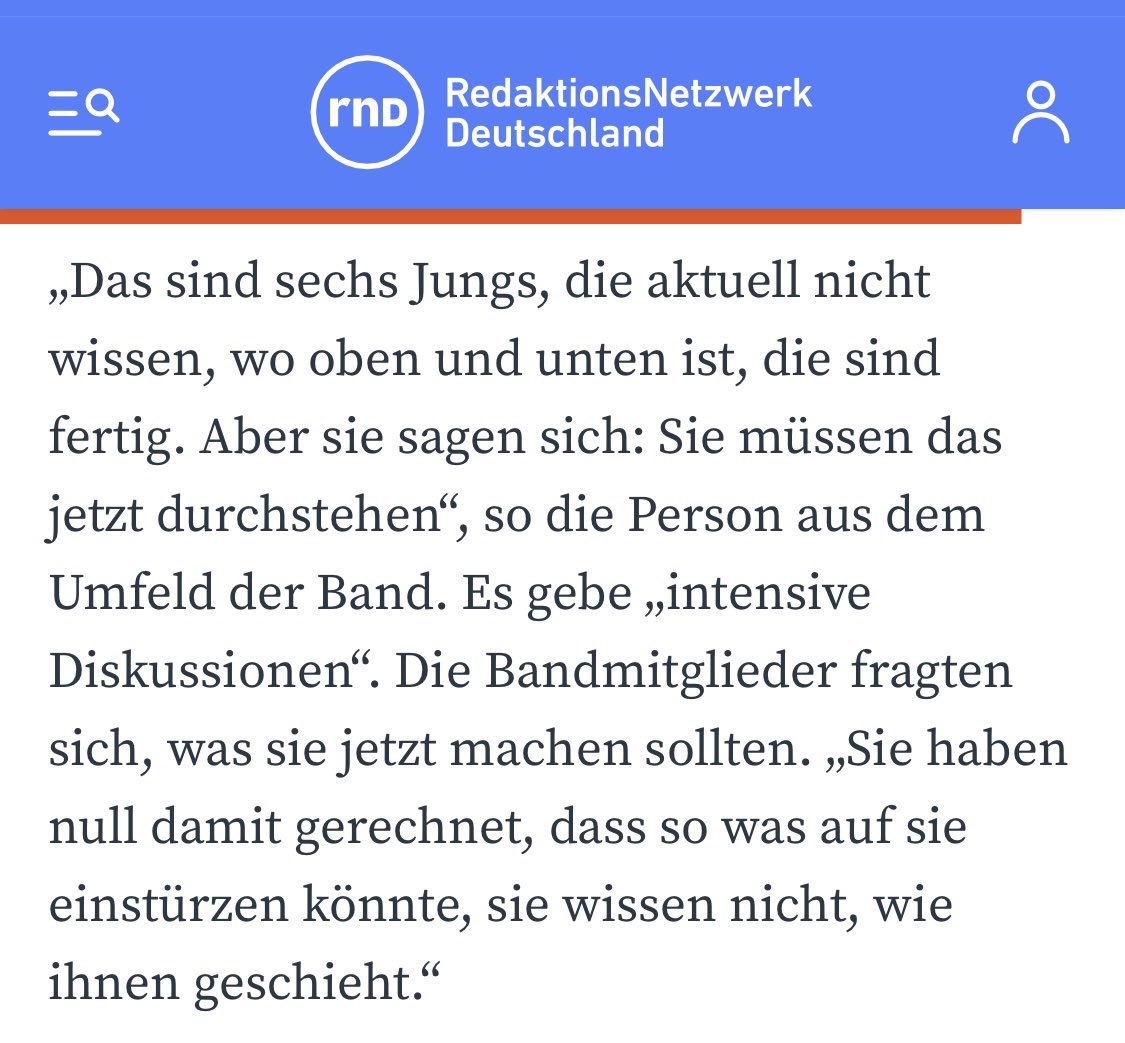 ElyaMConrad's tweet photo. Wer dem Patriarchat beim verzweifelten Kampf gegen Wirklichkeit zusehen will, kann das grade bei der Causa #Rammstein wunderbar tun: Da wird dann eine Band aus 60-Jährigen die seit Jahrzehnten im internationalen Showbusiness ist zu „6 Jungs die nicht wissen wie ihnen geschieht“. https://t.co/ENrIoqUCt8