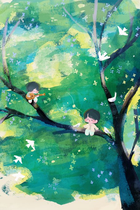 「2人の男性 樹上」のTwitter画像/イラスト(新着)