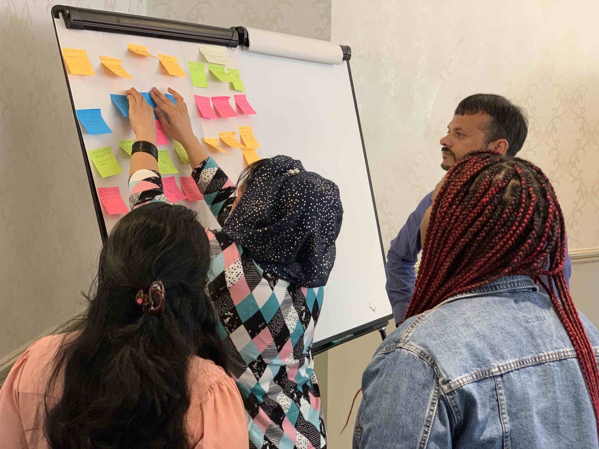 AdvanceCrt's tweet photo. 2nd Day: #2023SummerSchool  in the books -Progressing towards defining challenges from the user's perspective. We designed our perfect wallet and processed our data: affinity mapping, profiling our users &amp; extracting insights! #CohortTraining https://t.co/4AOIZrE9Uv