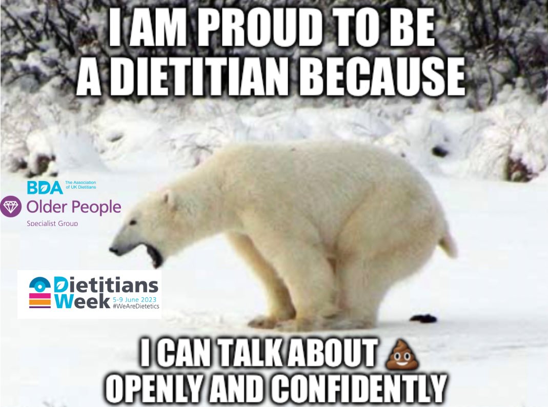BDA Older People Specialist Group (@bda_olderpeople) on Twitter photo Day 4 of #DW2023 Why are you proud to work in #dietetics? 🌟 Our OPSG committee <a href="/doveyu_RD/">Dove Yu RD, ANutr</a> loves talking about #poo 💩 without being embarrassed at work. Can you relate? <a href="/BDA_Dietitians/">British Dietetic Association</a> <a href="/bda_gastro/">BDA Gastroenterology Specialist Group</a> <a href="/BDA_Oncology/">BDA Oncology Specialist Group</a> #WeAreDietetics #bowelhealth #DietitiansWeek2023 Day 4 of #DW2023 Why are you proud to work in #dietetics? 🌟 Our OPSG committee <a href="/doveyu_RD/">Dove Yu RD, ANutr</a> loves talking about #poo 💩 without being embarrassed at work. Can you relate? <a href="/BDA_Dietitians/">British Dietetic Association</a> <a href="/bda_gastro/">BDA Gastroenterology Specialist Group</a> <a href="/BDA_Oncology/">BDA Oncology Specialist Group</a> #WeAreDietetics #bowelhealth #DietitiansWeek2023