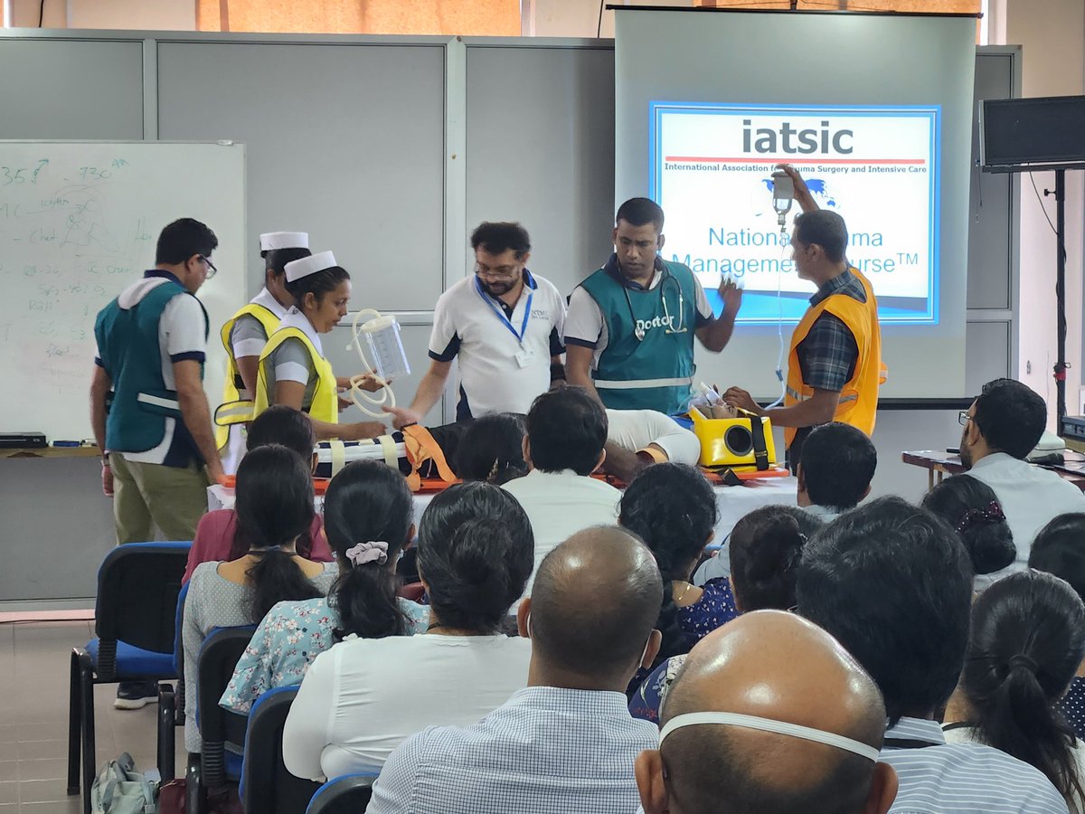 NtmcSri's tweet photo. 59th NTMC in Galle Sri Lanka @Kamaljayasuriya @CSSL_AAS @iatsic @Trauma_Asia. National Trauma Management Course. https://t.co/QTeJcCBh5i