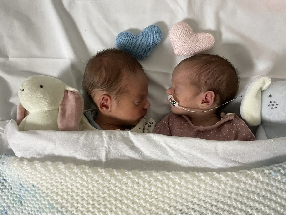 🫶🏻it’s National Best Friends Day 2023🫶🏻 little sweeties Max and Joni are 33+6 week twins who have a ready-made BFF! Don’t forget to hug your bestie today 🫶🏻