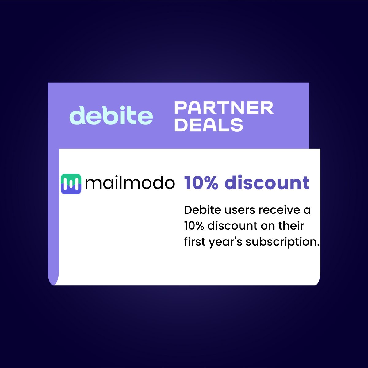 Debite.io tweet media