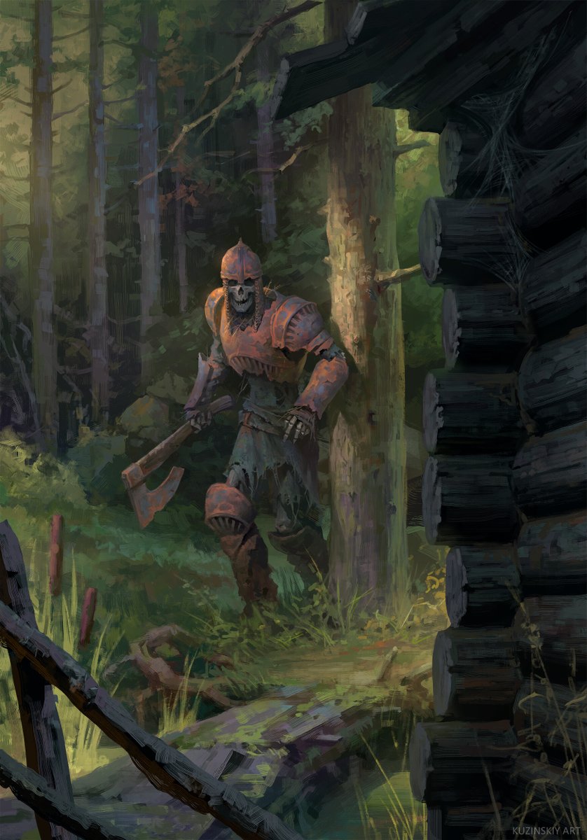 Forest of the Dead by Andrew Kuzinskiy
artstation.com/artwork/L2GAd0