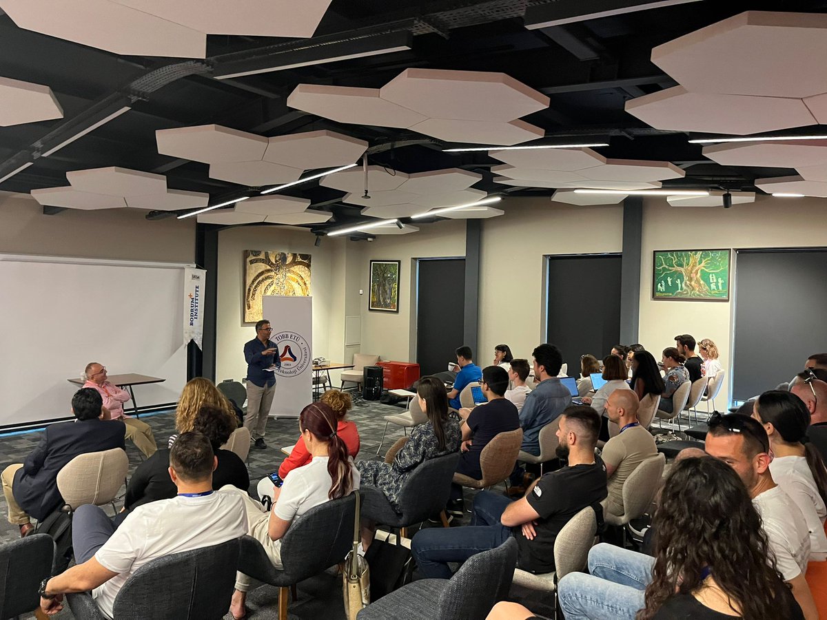 BodrumInstitute's tweet photo. Today, we are at @zaibodrum for the Contemporary Issues in World Politics Blended Intensive Program to listen to distinguished scholars including our coodrinator @hykaya1.

@tobbetum

🟠🔵 https://t.co/JQ5dZcozbi