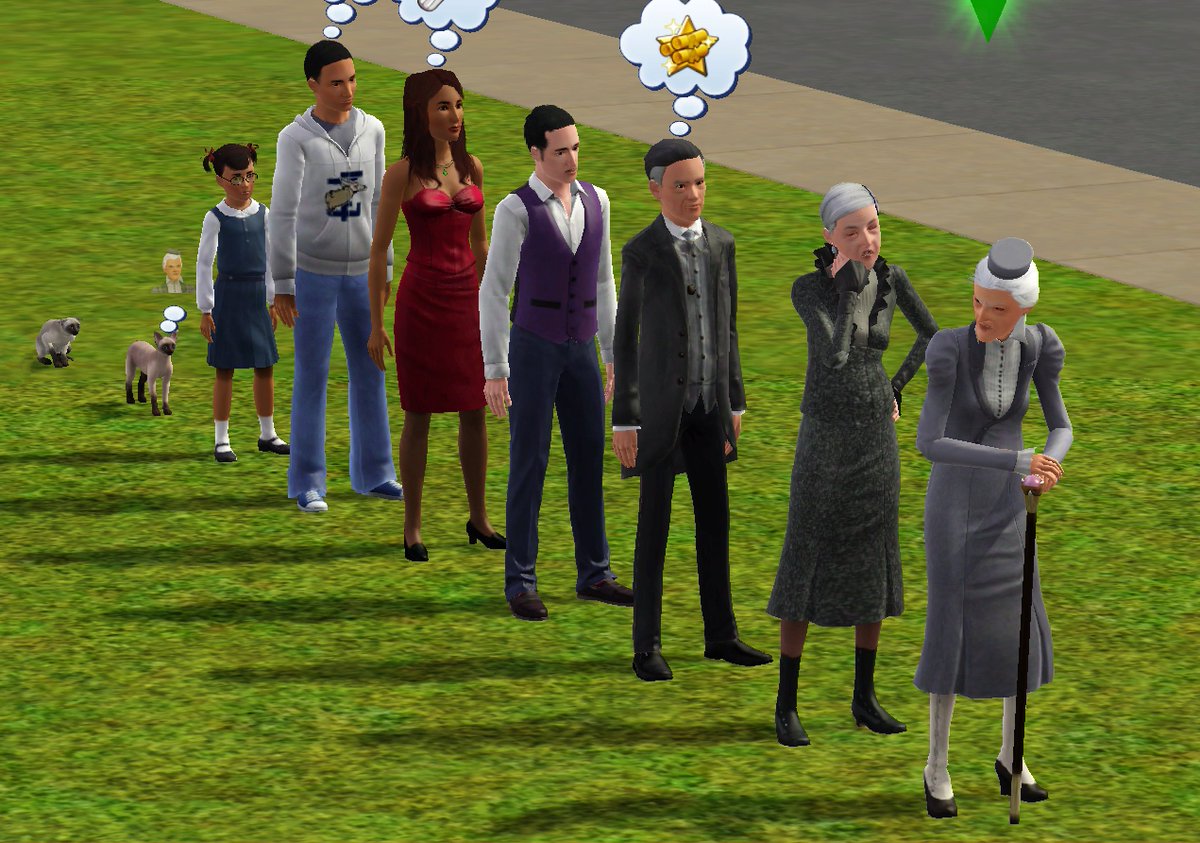 We might not have handbags in the Sims 3, but this walking cane sure is a fine replacement for miss Crumplebottom!