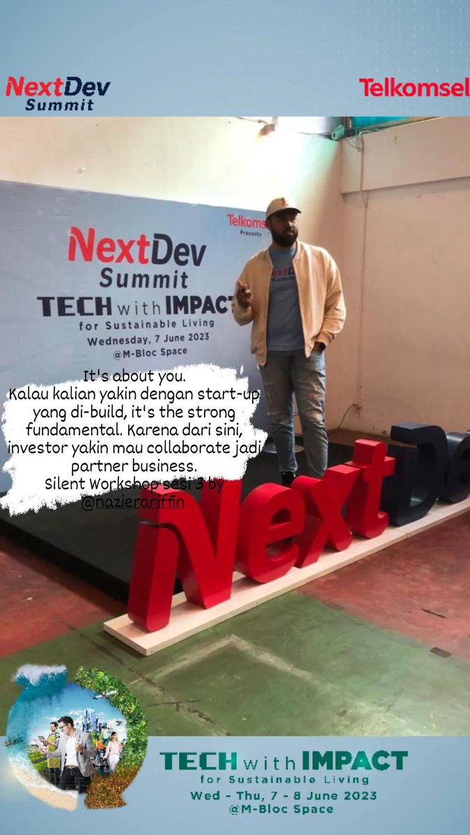 NextDev_id's tweet image. Some great experiences to get insight from experts in Silent Workshop sesi 3.

Ada kelas nya @NajelaaShihab @nazierariffin dan @vaniamarita 

NextDevers ikut kelas yang mana?

#TechwithImpact #SustainBeyondExpectation #NextDevSummit2023