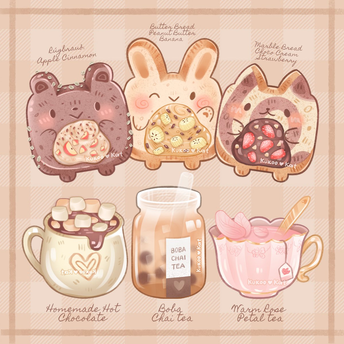 Kukookatt's tweet photo. A fancy breakfast for u, wich would you choose☕
#cuteart #cuteillustration #kawaiiart #artistontwittter https://t.co/bzctVXSr5x