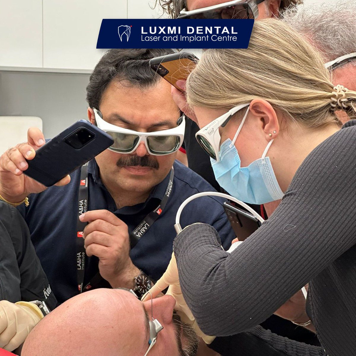 LuxmiDental's tweet image. Learning makes a man perfect and ready for all upcoming challenges. 
Glimpses of Dr. Nitish Kamboj at the Laser &amp;amp; Health Academy.  

#ExploringNewFrontiers #HealthySmiles #LifeChangingTechnology #ProudMoment #IndiaLeadingTheWay