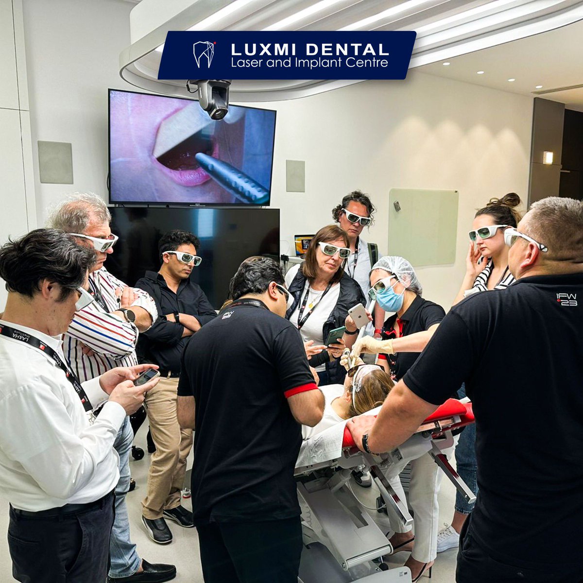 LuxmiDental's tweet image. Learning makes a man perfect and ready for all upcoming challenges. 
Glimpses of Dr. Nitish Kamboj at the Laser &amp;amp; Health Academy.  

#ExploringNewFrontiers #HealthySmiles #LifeChangingTechnology #ProudMoment #IndiaLeadingTheWay