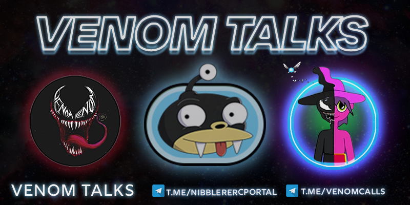 #AMA #ANNOUNCEMENT: 

AMA with @NibblerERC LIVE in 30 mins 3pm UTC/8am PST on t.me/venomcalls 

Website: nibbler.club
Telegram: t.me/NibblerErcPort…

#VenomTalks