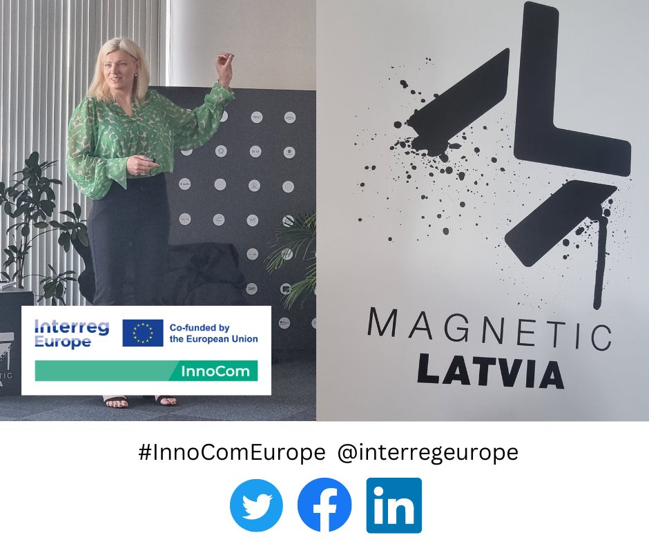 InnoComEurope's tweet photo. Agnese Olsevska Head of @LIAALatvija Business Incubator sharing their experiences with developing companies in via programmes and centres across Latvia. To find out more about their services go to https://t.co/C8cyvwc8Ig @InnoComEurope @interregeurope https://t.co/v1XfWAyPlM